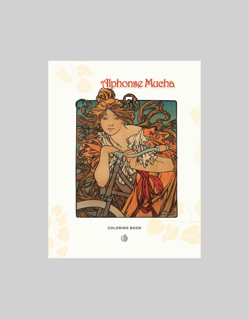 Alphonse Mucha Coloring Book