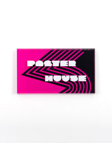 Poster House Logo Magnet Magenta