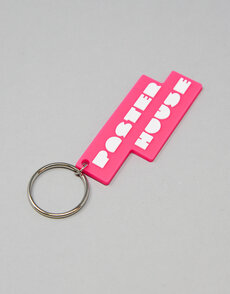 Poster House Logo Keychain Magenta