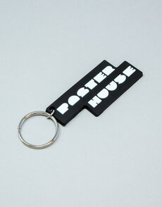 Poster House Logo Keychain Black