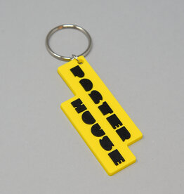 Poster House Logo Keychain Yellow