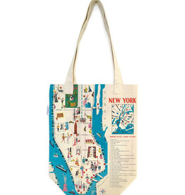 New York Map Tote Bag