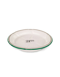 Absinthe Saucer 2f25 Green/Gold