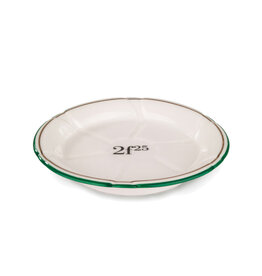 Absinthe Saucer 2f25 Green/Gold