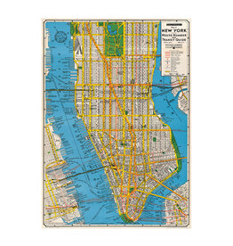 New York Street Map Wrapping Paper / Print