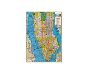 New York Street Map Wrapping Paper Sheet - Poster House Shop