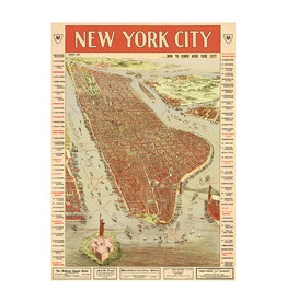 New York 1891 Map Wrapping Paper / Print