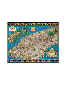New York Map 1000 Piece Puzzle