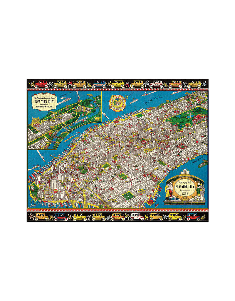 New York Map 1000 Piece Puzzle