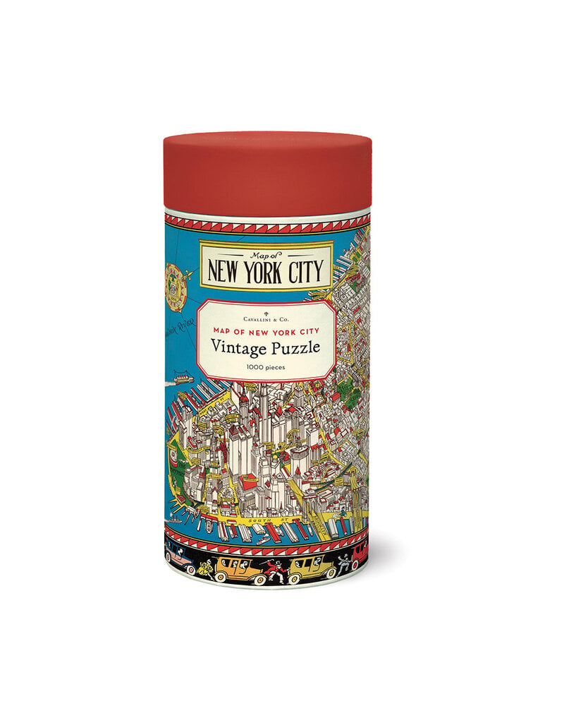 New York Map 1000 Piece Puzzle