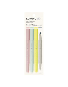 Kokuyo Double-Ended Pen Set Pastel