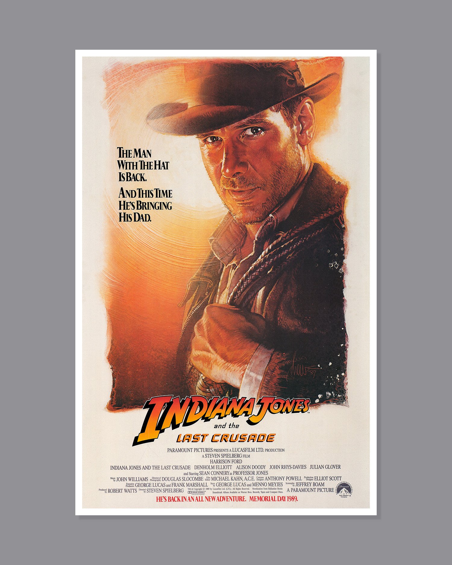 Indiana Jones and the Last Crusade Print Poster House Shop