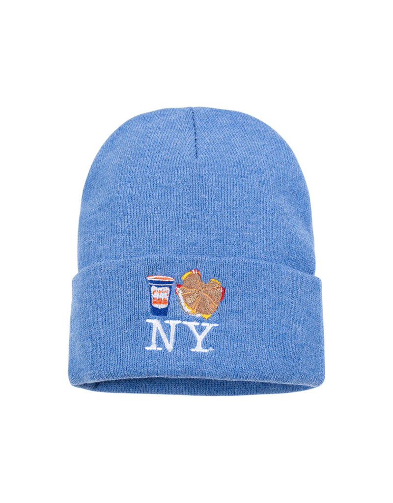 Coffee Bacon Egg and Cheese NY Knit Beanie