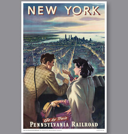 New York Go by Train Print