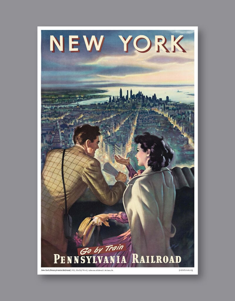 New York Go by Train Print