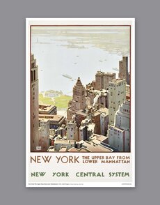 New York Central System Print