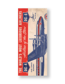Airline of the Stars Ticket Bookmark