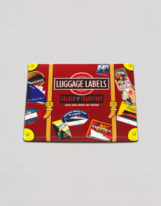Golden Age of Transport Luggage Label Stickers