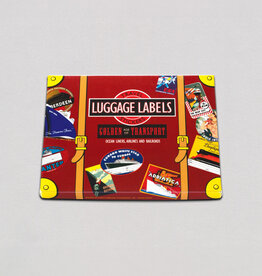 Golden Age of Transport Luggage Label Stickers