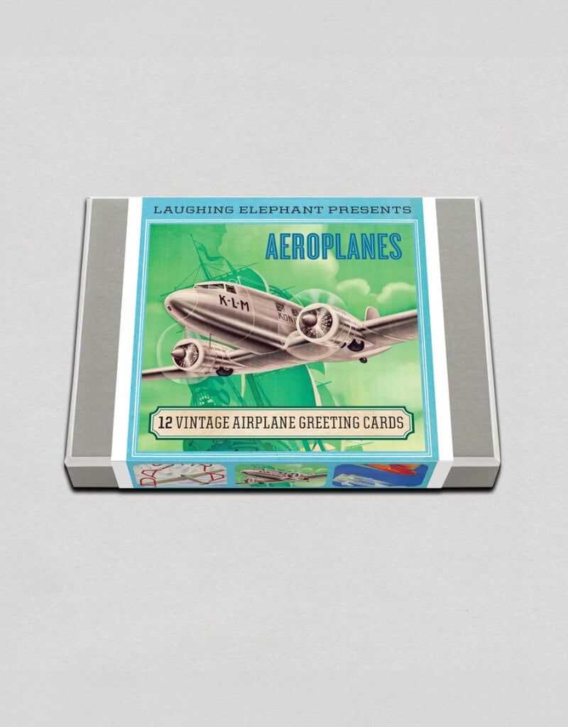 Vintage Airplane Posters Notecards