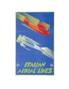 Vintage Airplane Posters Notecards