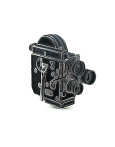 16mm Film Camera Enamel Pin