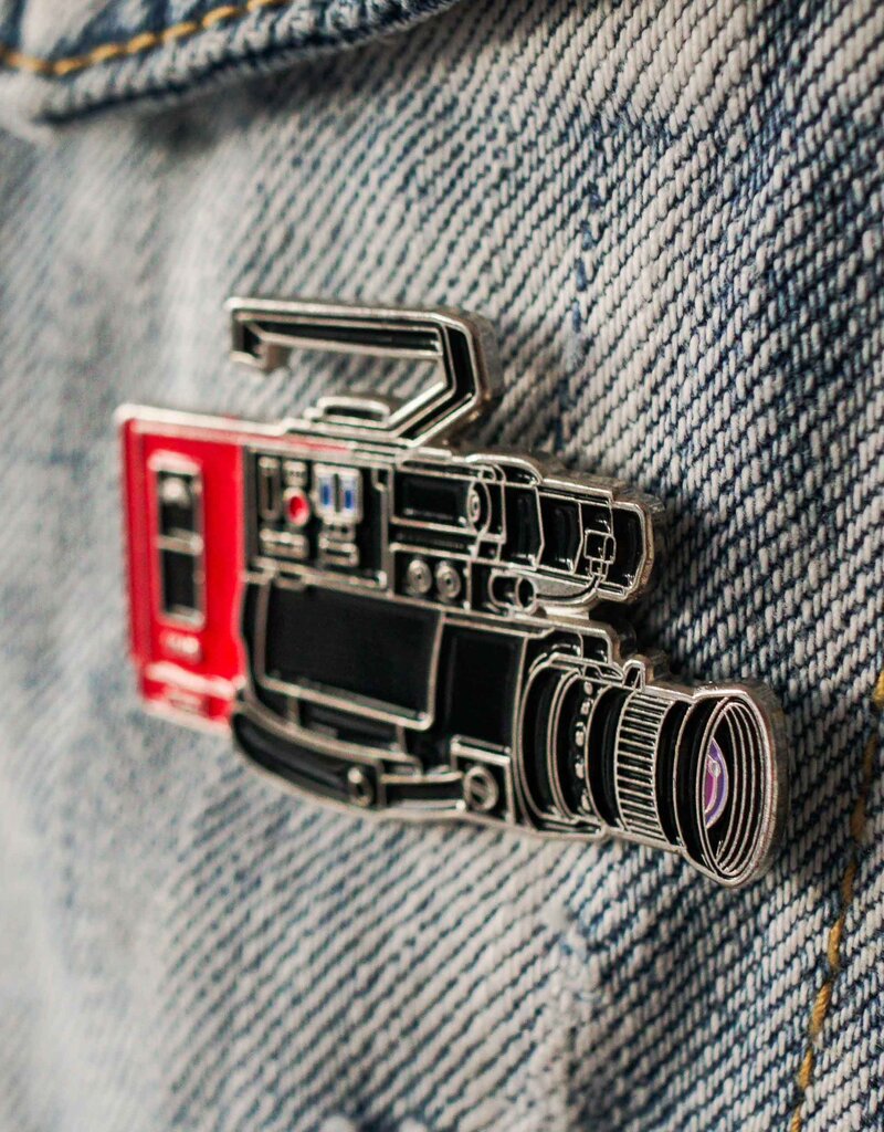 80s VHS Camera Enamel Pin