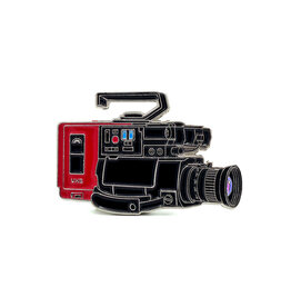 80s VHS Camera Enamel Pin