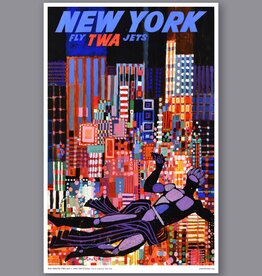 New York Fly TWA Jets Print