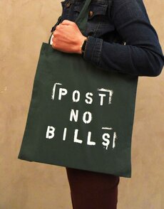 Post No Bills Tote Bag
