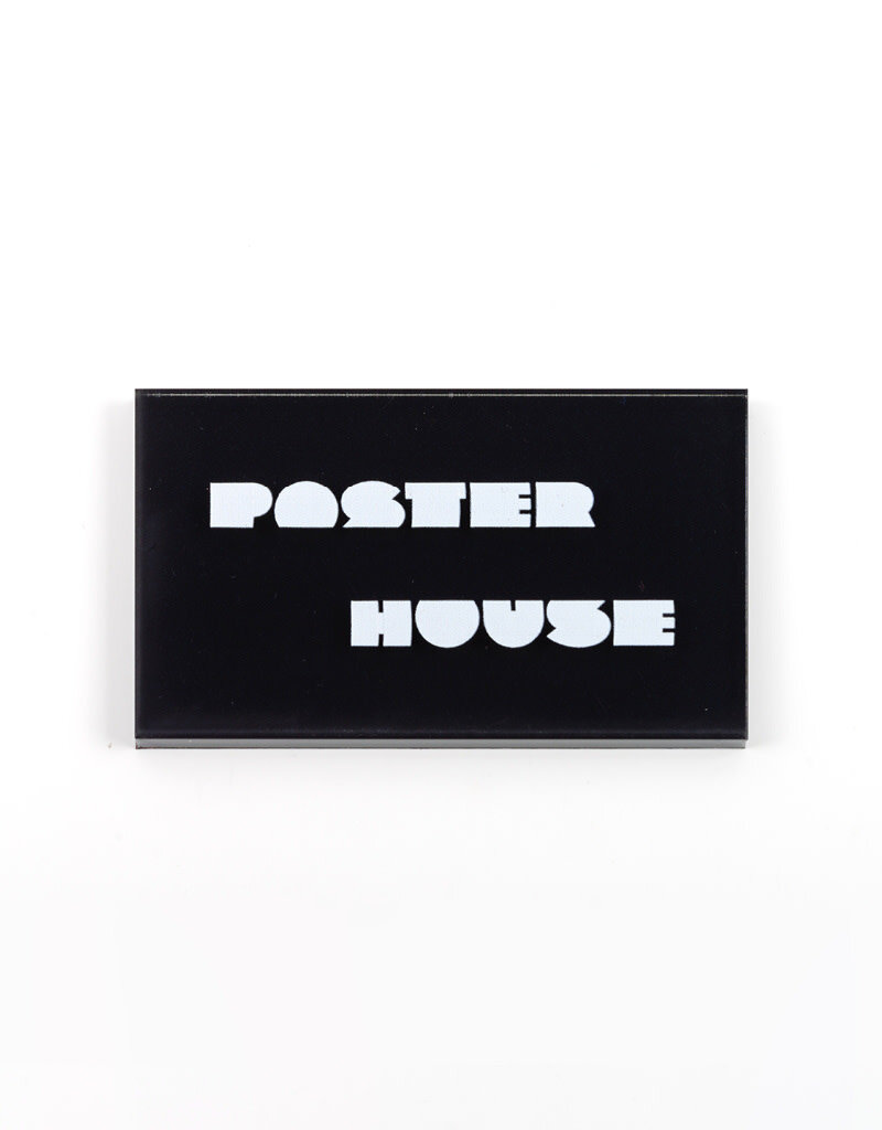 Poster House Logo Magnet Black