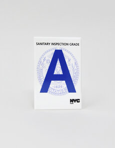 NYC Sanitary Inspection Grade A Magnet