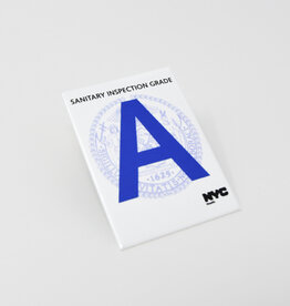 NYC Sanitary Inspection Grade A Magnet