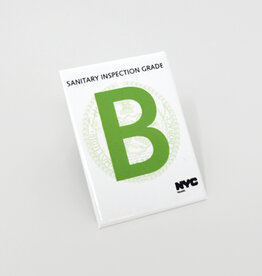 NYC Sanitary Inspection Grade B Magnet