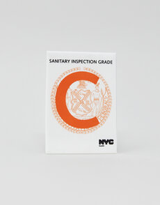 NYC Sanitary Inspection Grade C Magnet