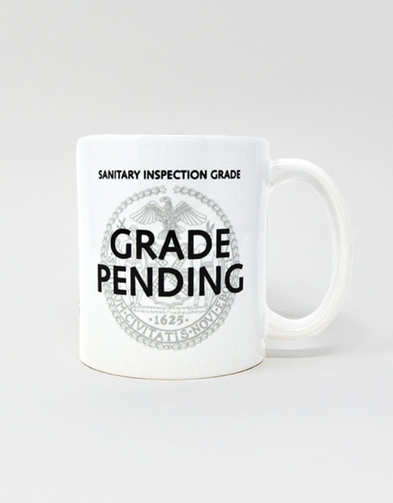 NYC Sanitary Inspection Grade Pending Mug
