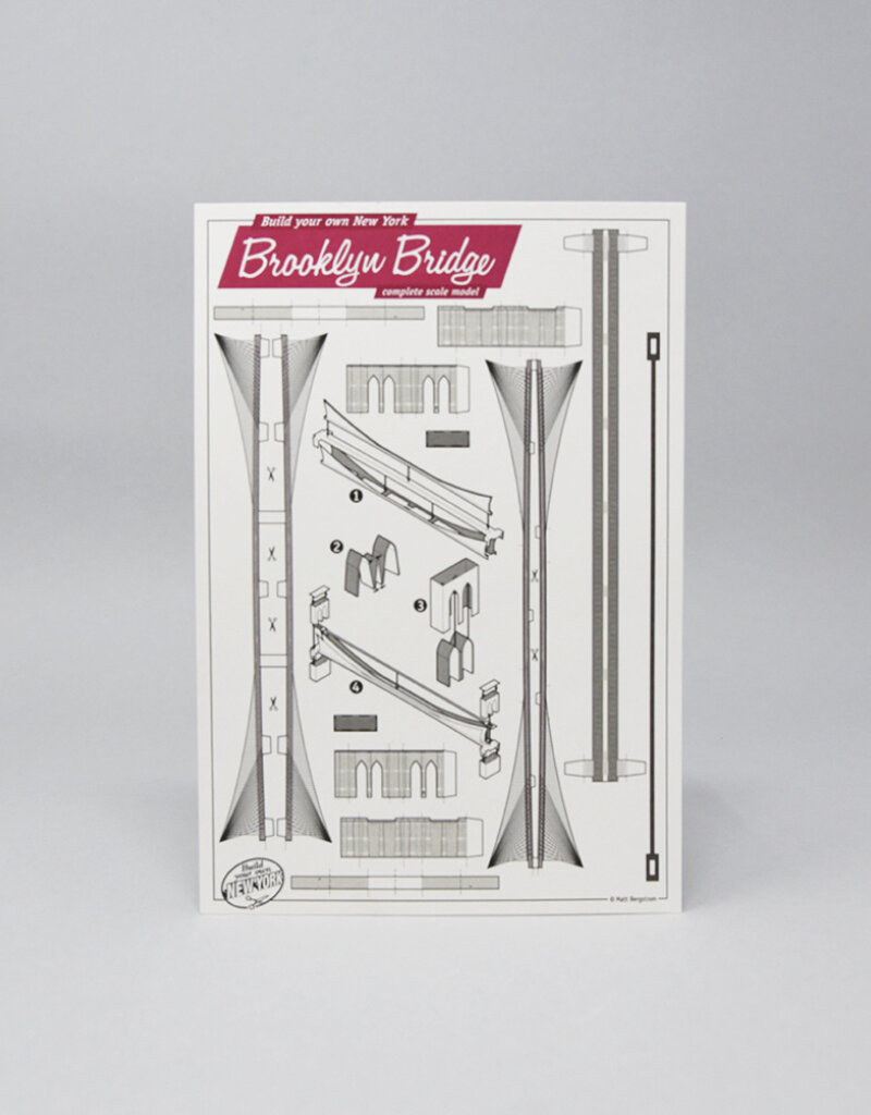 Build Your Own Brooklyn Bridge Postcard