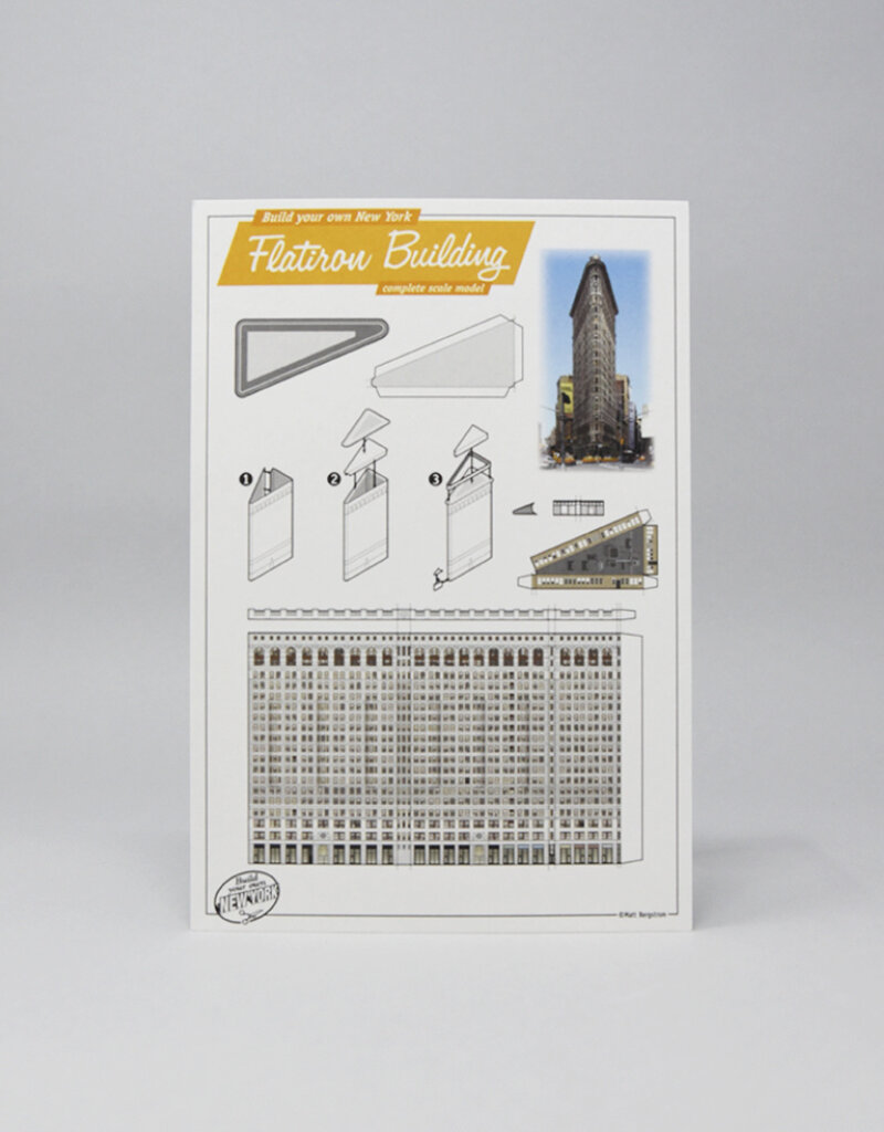 Build Your Own Flatiron Building Postcard