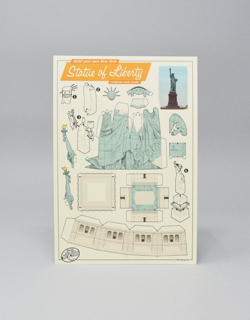 Build Your Own Statue of Liberty Postcard