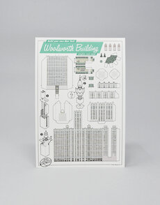 Build Your Own Woolworth Building Postcard