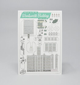 Build Your Own Woolworth Building Postcard