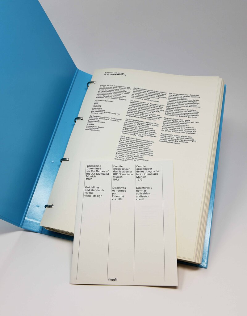 The Games of the XX Olympiad Munich 1972: Guidelines and Standards for the Visual Design