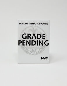 NYC Sanitary Inspection Grade Pending Magnet