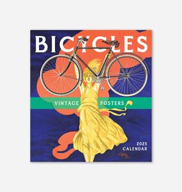 Bicycles Vintage Posters 2025 Wall Calendar