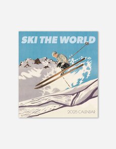 Ski the World 2025 Wall Calendar