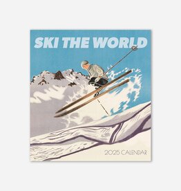 Ski the World 2025 Wall Calendar