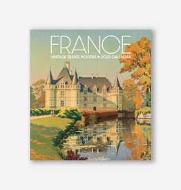 France Vintage Travel Posters 2025 Wall Calendar