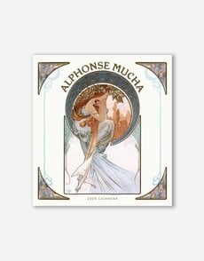 Alphonse Mucha 2025 Wall Calendar