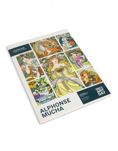 Alphonse Mucha Coloring Book