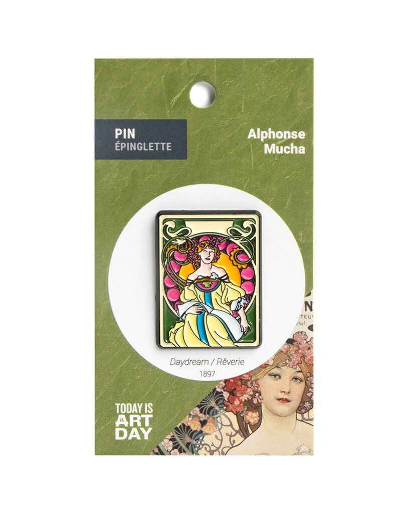 Mucha Daydream Pin